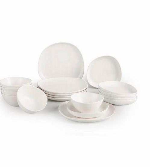 Asymmetrische serviesset 18-delig, Huis en Inrichting, Keuken | Servies, Nieuw, Overige stijlen, Ophalen
