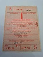 bonkaart Alphen aan de Rijn 250 kg suiker distributie 1948, Ophalen of Verzenden, Nederland