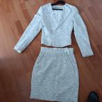 Prachtige dames set rok/ jasje NW   Hen M, Nieuw, Beige, Kostuum of Pak, H&M