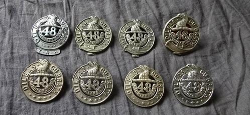 48th Highlanders badges, Verzamelen, Militaria | Tweede Wereldoorlog, Landmacht, Embleem of Badge, Overige gebieden, Ophalen of Verzenden