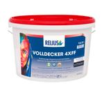 Relius Volldecker 4XFF Mat Zwart - 12,5 Liter Muurverf, Doe-het-zelf en Verbouw, Verf, Beits en Lak, Ophalen, Zwart, Nieuw, Verf