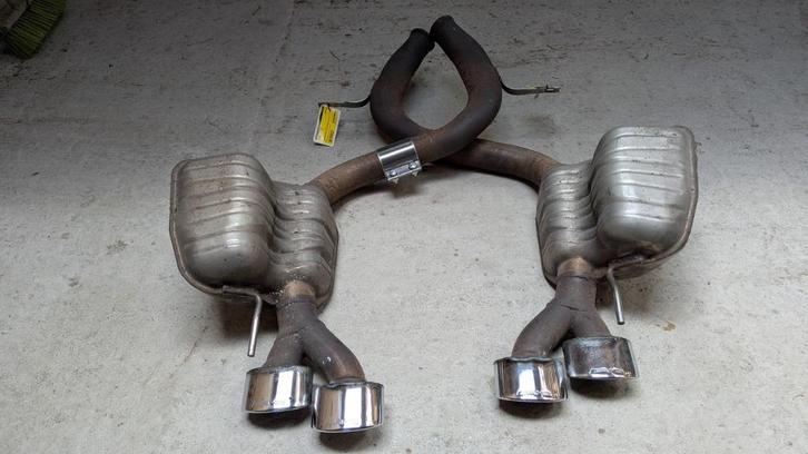 Einddempers uitlaat SL55 AMG, Auto-onderdelen, Uitlaatsystemen, Mercedes-Benz, Gebruikt, Ophalen