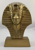 Farao Buste Beeld Tutankhamun Messing Caravell Design, Postbus 64461, Brunssum, Nederland, Verzenden, Kenduseditemsinfo@gmail.com
