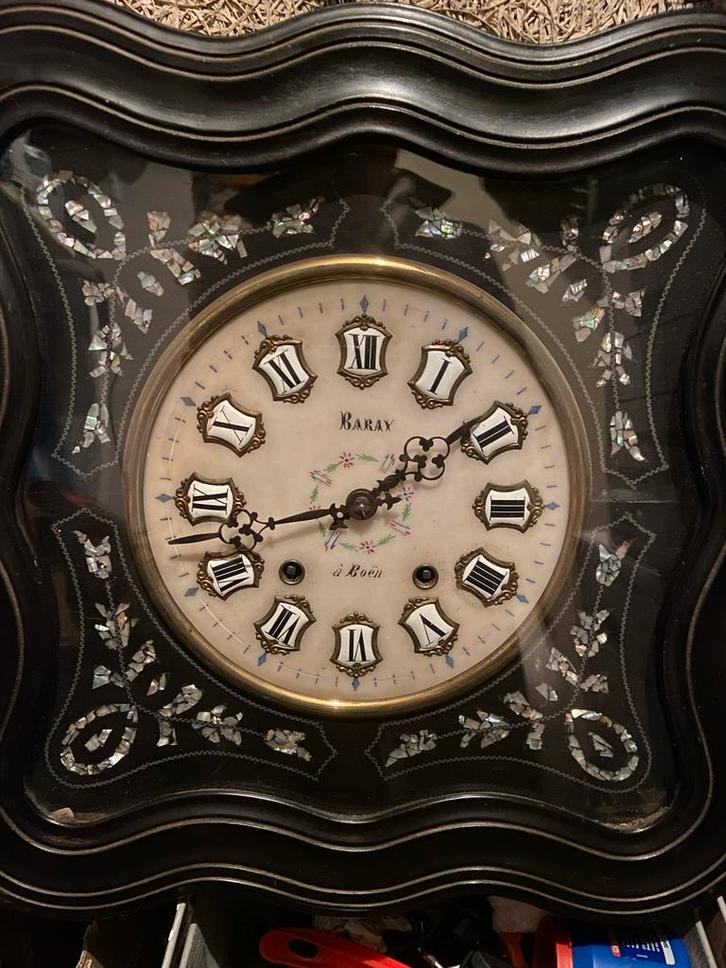 Franse Osseoog Klok Comtoise Uurwerk, Antiek en Kunst, Antiek | Klokken, Ophalen