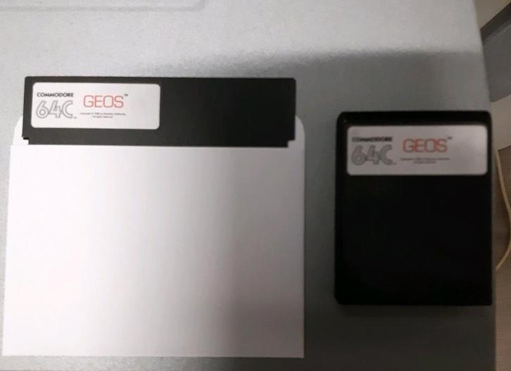 Commodore 64 GEOS Cartridge + GEOS Floppy Disk, Computers en Software, Vintage Computers, Verzenden