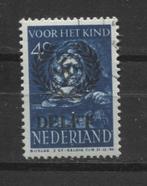 Ned. postzegel met Duitse opdruk Delft en Hakenkruis (20), Verzenden, Landmacht, Nederland, Foto of Poster