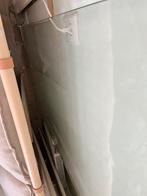 Glazen Douchedeur met Scharnieren - 8mm Facet, Doe-het-zelf en Verbouw, Glas en Ramen, Ophalen, Gebruikt, Minder dan 80 cm, 160 cm of meer