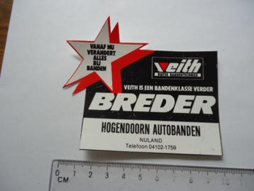 sticker oud Nuland Veith autobanden Hogendoorn garage auto  beschikbaar voor biedingen