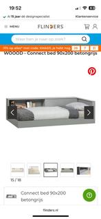 WOOOD Bed, Ophalen, 85 tot 100 cm, Gebruikt, Lattenbodem