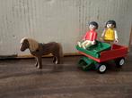 Playmobil - Kind met pony en kar (3583), Ophalen of Verzenden, Gebruikt, Los playmobil