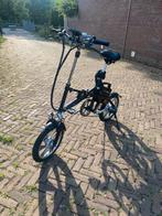 Vouwfiets elektrisch Crossfold, Fietsen en Brommers, Fietsen | Vouwfietsen, 14 tot 16 inch, Versnellingen, Zo goed als nieuw, Deels opvouwbaar