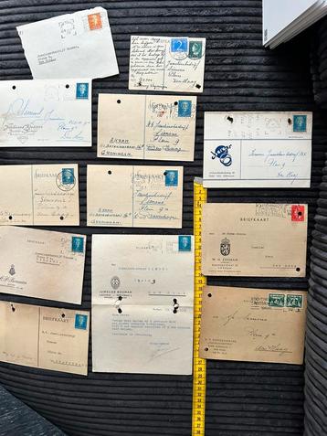 Aantal oude post kaart en brief papier Juweliers beschikbaar voor biedingen
