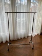 Inklapbaar Kledingrek Chroom op Wieltjes, Ophalen, Met wielen, Gebruikt