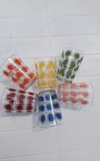 💐6 VINTAGE LIMONADEGLAASJES, Ophalen of Verzenden, Zo goed als nieuw