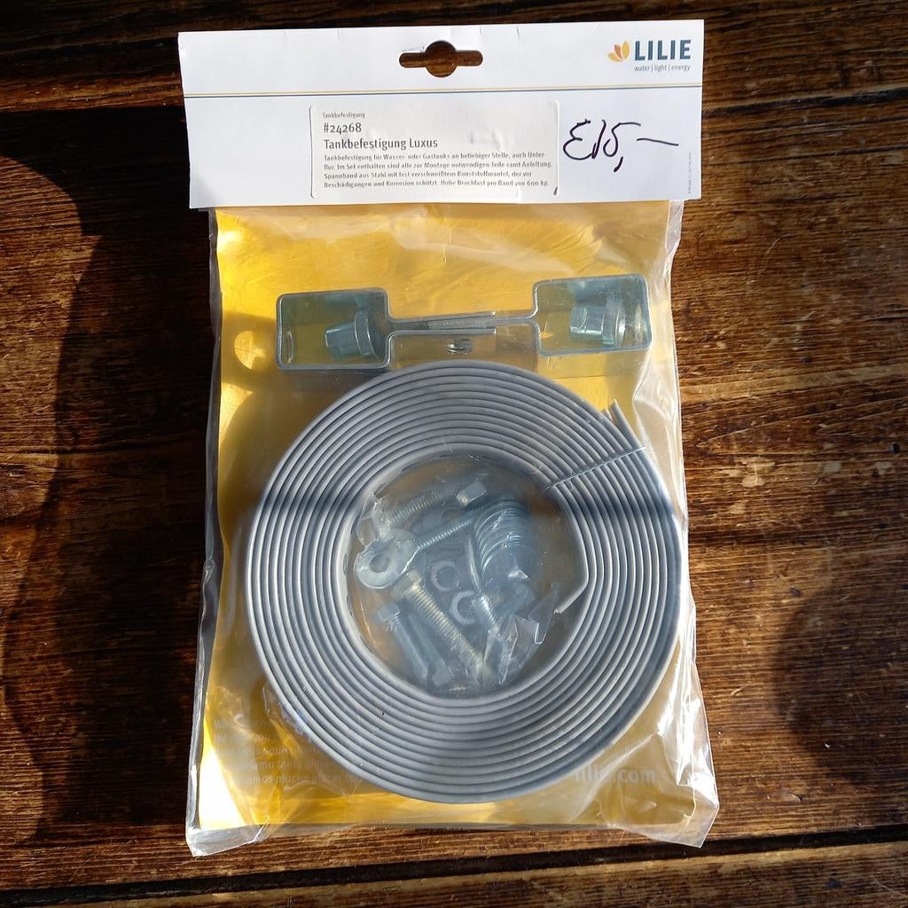 Luxus complete ophangset voor watertank camper, caravan, Caravans en Kamperen, Camper-accessoires, Ophalen of Verzenden, Nieuw