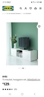 Byas TVmeubel Ikea, Huis en Inrichting, Kasten | Televisiemeubels, 150 tot 200 cm, Minder dan 100 cm, 25 tot 50 cm, Gebruikt