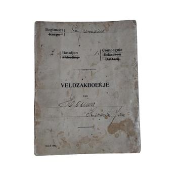 Pre-WWII Nederlands Veldzakboekje beschikbaar voor biedingen