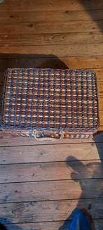 Vintage Picknickkoffer met Kunststof Servies, Ophalen of Verzenden, Gebruikt