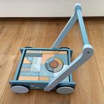 Loopkar Little Dutch blauw, Kinderen en Baby's, Speelgoed | Houten speelgoed, Ophalen, Gebruikt, Duw- of Trekspeelgoed