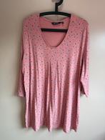 Ulla popekn Roze lange top met print - Maat 46 48, Blouse of Tuniek, Ulla Popken, Ophalen of Verzenden, Zo goed als nieuw