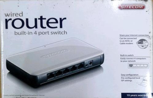 Sitecom router DC-210, Computers en Software, Netwerk switches, Gebruikt, Ophalen of Verzenden