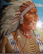 Oud Indiaan Indianen Volk Atlas USA Plaatjes Album, Gelezen, Plaatjesalbum, Verzenden
