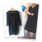 Eksept donker blauwe midi-jurk , maat L, Maat 38/40 (M), Blauw, Ophalen of Verzenden, Eksept