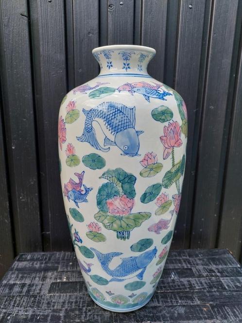 Vaas Chinees porselein BLOSSOM BROCANTE, Antiek en Kunst, Antiek | Vazen, Ophalen of Verzenden