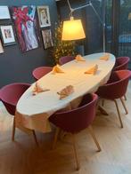 Extra groot katoenen tafelkleed + 10 servetten | tafellinnen, Ophalen of Verzenden, Gebruikt, Rechthoek