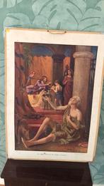 Bijbelse schoolplaat, Antiek en Kunst, Kunst | Schilderijen | Klassiek, Ophalen