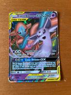 Espeon & Deoxys GX Pokémon kaart, Ophalen of Verzenden, Gebruikt, Losse kaart, Foil