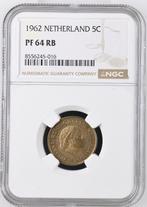 5 cent 1962 NGC Proof 64 RB (€ 325), Postzegels en Munten, Munten | Nederland, Verzenden, Koningin Juliana, 5 cent, Losse munt