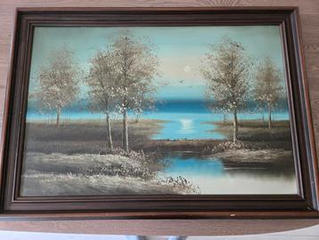 Olieverf schilderij beschikbaar voor biedingen
