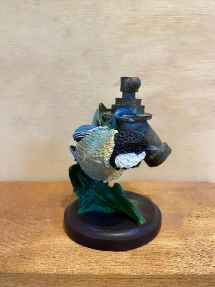 Koolmees vogelbeeldjes van het merk Bradford Exchange, Antiek en Kunst, Curiosa en Brocante, Ophalen of Verzenden