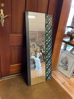 Spiegel met mozaiek rand blauw groen zwart, Ophalen, Minder dan 50 cm, Zo goed als nieuw, Minder dan 100 cm