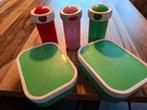 mepal 2 broodtrommels en 3 drinkbekers, Huis en Inrichting, Ophalen of Verzenden, Gebruikt