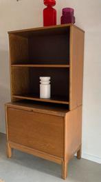 Midcentury vintage Zweedse Kinnarps kast, Huis en Inrichting, Kasten | Boekenkasten, Ophalen, 100 tot 150 cm, Vintage retro teak jaren 60 Deens Zweeds