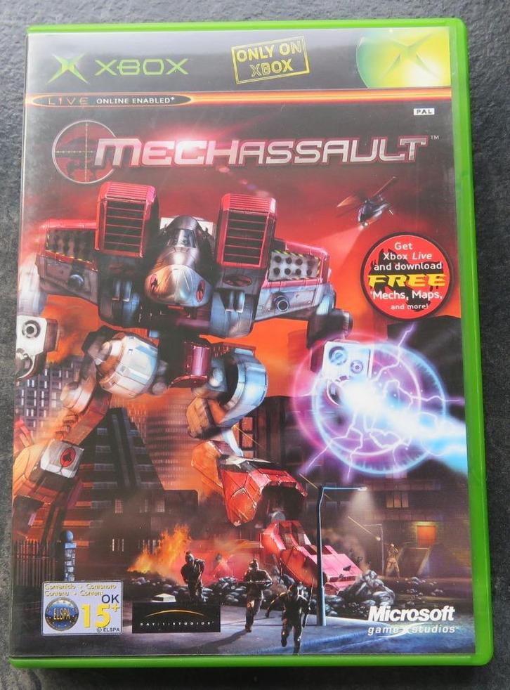 Mechassault Original Xbox, Spelcomputers en Games, Games | Xbox Original, Gebruikt, 1 speler, Vanaf 12 jaar, Online, Ophalen