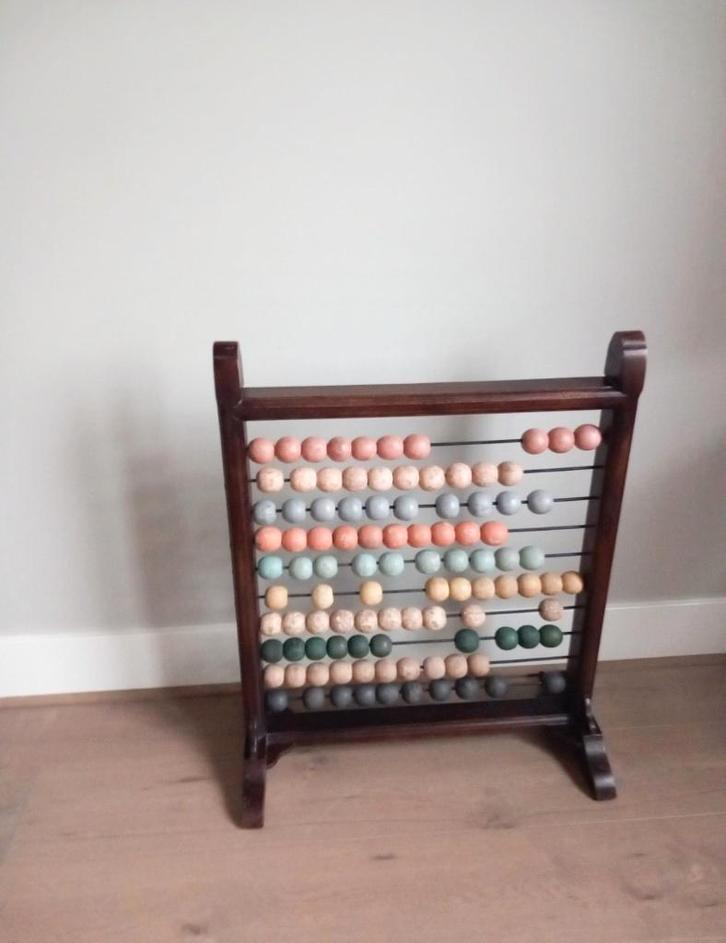 Grote oude houten telraam, Kinderen en Baby's, Speelgoed | Educatief en Creatief, Nieuw, Ophalen