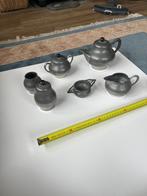 Tinnen thee/koffie serviesje, Antiek en Kunst, Antiek | Tin, Ophalen