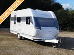 Hobby On Tour 470 KMF Topstaat Mover Autark, Caravans en Kamperen, Caravans, Schokbreker, Hobby, Bedrijf, Treinzit