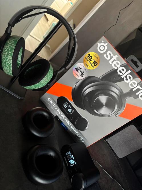 Steelseries Arctis Nova Pro Wireless, Audio, Tv en Foto, Koptelefoons, Zo goed als nieuw, Op oor (supra aural), Overige merken