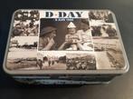 D-Day blik 6 juni 1944 19,5x13x7 cm Normandië Utah Beach, Verzamelen, Blikken, Overige merken, Gebruikt, Overige, Ophalen of Verzenden