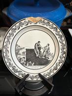P H Choisy Frans bord Neoklassiek 1824-1836 antiek creamware, Ophalen of Verzenden