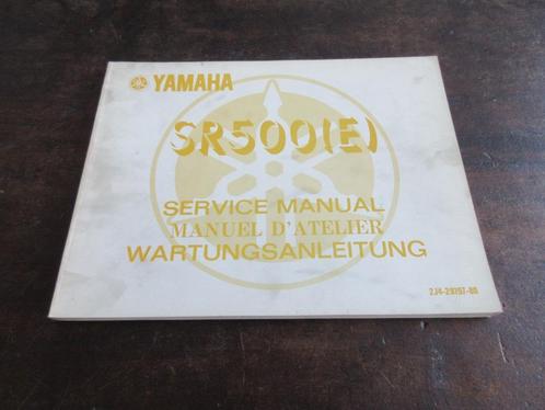 Yamaha SR500 SR500E werkplaatshandboek service manual, Motoren, Handleidingen en Instructieboekjes, Yamaha, Ophalen of Verzenden