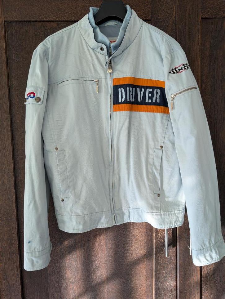 Grandprix Originals Gulf racing - GPO jack - maat L, Kleding | Heren, Jassen | Zomer, Zo goed als nieuw, Maat 52/54 (L), Blauw