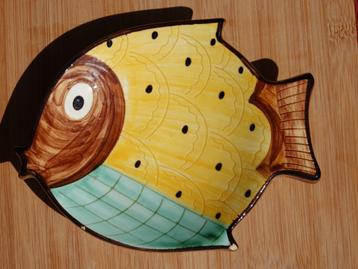 Knabstrup Deens design presenteerschaaltje vis midcentury beschikbaar voor biedingen