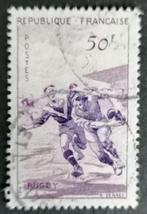 FRANKRIJK - rugby 1956, Postzegels en Munten, Postzegels | Europa | Frankrijk, Verzenden, Gestempeld