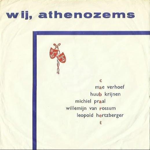Wij Athenozems Goois Lyceum Bussum & Dick Bakker EP 1966, Cd's en Dvd's, Vinyl Singles, Gebruikt, Single, Pop, Verzenden