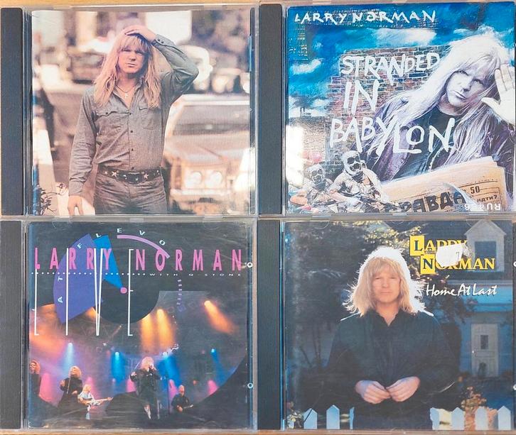 Vier Tweedehands Larry Norman CD's, Cd's en Dvd's, Cd's | Pop, Gebruikt, 1980 tot 2000, Ophalen of Verzenden